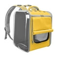 thumbnail image 3 of Pet Carrier Dogs Below 6kg Cats Below 9kg with Handle Backpack Durable Portable Dog Backpack for Walking Yellow, 3 of 8