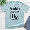 thumbnail image 2 of Kids Freddie Hg Shirt, Youth Kids Boy Girl T-Shirt, Science Shirt, Music Rock 'n Roll Shirt, Mercury Shirt, Light Blue, Small, 2 of 4