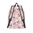 thumbnail image 2 of Picia Panda Flying in the Sky (2) Printed Canvas Daypack - Stylish and Durable Vintage Compact Backpack - Class, Work, Travel, or Laptop Bookbag,Organized Compartments-Small, 2 of 6