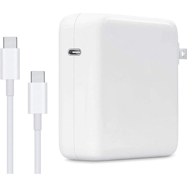 MSYMY Compatible avec le chargeur MacBook Pro, 61 W USB C chargeur  adaptateur secteur avec câble USB C pour Mac Book Pro 15,13 pouces, nouveau  Mac Book Air 13 pouces A1435 