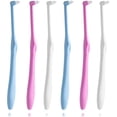 thumbnail image 1 of YWC-6 Pieces Tuft Toothbrush Tufted Brush End-Tuft Tapered Trim Toothbrush Soft Trim Wisdom Toothbrush Single Compact Interdental Interspace Brush for Detail Cleaning, 1 of 4