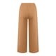thumbnail image 4 of Pantalones casuales de lino con cintura ancha y cordón largo para mujer - Pantalones elásticos de cintura alta y pierna ancha en color liso, 4 of 5