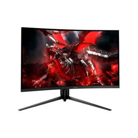 MSI - Optix 27" LED Curved FHD FreeSync Monitor with Height, Tilt, Swivel (DisplayPort, HDMI) - Black