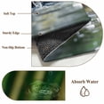 thumbnail image 6 of 6'x9' Area Rugs, Zen Stones Water Flowing Indoor Outdoor Area Rug for Living Room Bedroom, Floral Green Forest Washable Bathroom Rugs Kitchen Floor Carpet Mats Home Decor Aesthetic, 6 of 8