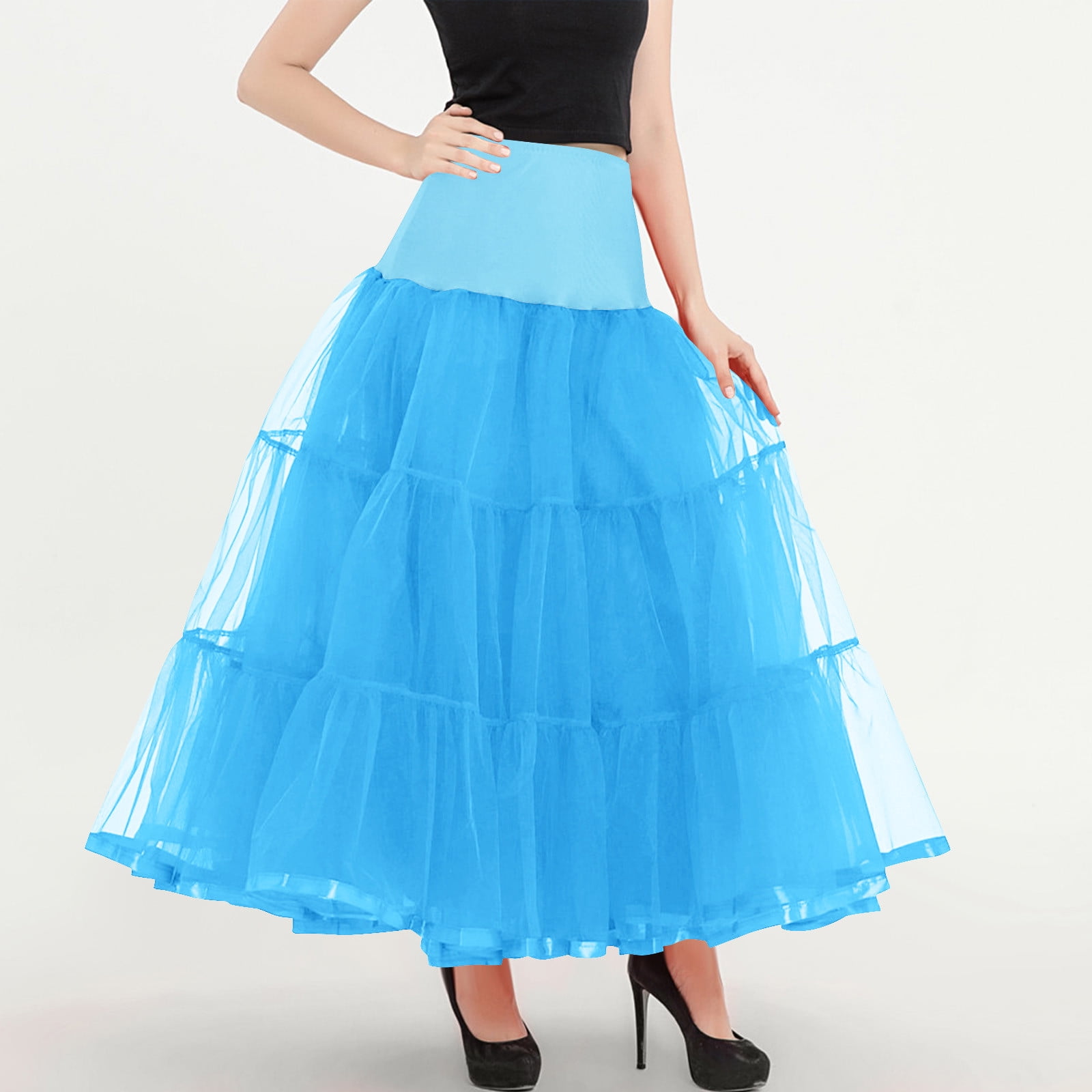 Women's Floor Length Petticoat Wedding Slips Crinoline Underskirt for Prom  Evening Wedding Dress - Walmart.com