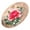 Red, variant on 11.8 x 11.8 in. Peony Ribbon Embroidery Cross Stitch Kit for Beginner DIY Art Craft Decoration, Red