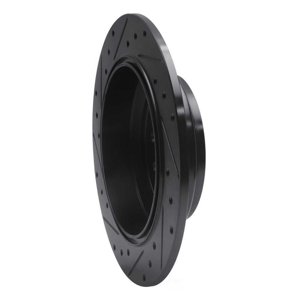 Dynamic Friction Company 633-59033R DFC Brake Rotor - Drilled And Slotted - Black
