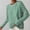 Green, variant on Danhjin Striped Sweater Tops for Women Print Crew Neck Long Sleeve Fall Winter Pullover Stretchy Color Block Shirts Fashion Comfy Soft Cozy Loungewear Outdoor Knitwear Blouses