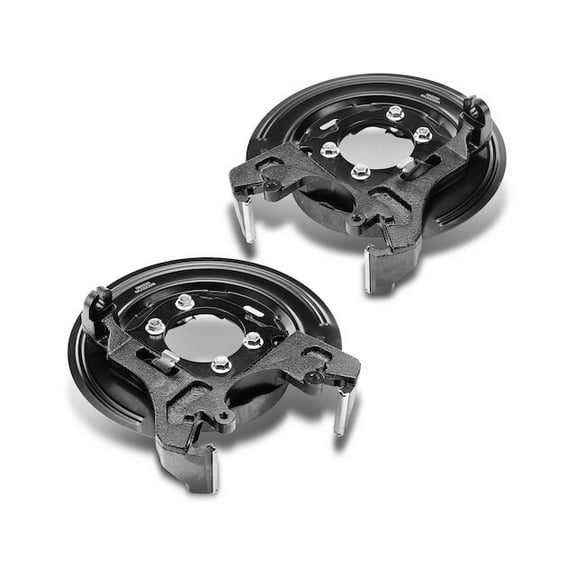 Rear Brake Backing Plate Set 2 - Compatible with 1995 - 2003 Ford Explorer 1996 1997 1998 1999 2000 2001 2002