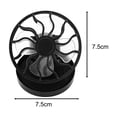 thumbnail image 6 of TISHITA 6x Solar Fan Cooling Fan Clip on Hat Fan for Backpacking Summer Camping, 6 of 8
