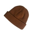thumbnail image 4 of Sonducket Sombrero de hilo de punto de invierno Gorras de cabeza corta Hombres Mujeres Sombreros Senderismo Café Type2 NO2, 4 of 6