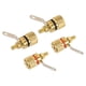 thumbnail image 1 of Conector de terminal hembra de enchufe de poste de unión de 4 mm, 4 paquetes, chapado en oro para amplificador de altavoces, 1 of 4