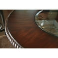 thumbnail image 5 of Design Signature par Ashley Glamour 37" Table Ronde en Marron, 5 of 5