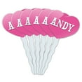 thumbnail image 1 of Andy Heart Love Cupcake Picks Toppers - Set of 6, 1 of 1