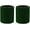 Army green, variant on One Size Of 2Pcs Sweatbands Sports Wristbands for Kids and Women - 3 inch Elastic Athletic Wrist Bands for Tennis, Basketball, Running, Working Out