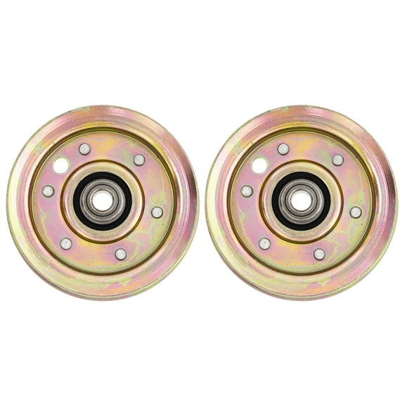 8TEN Flat Idler Pulley for AYP Husqvarna 193197 532177968 2 Pack 810-CID2233L
