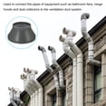 thumbnail image 5 of Unique Bargains 10' to 6' Duct Reducer Connector Ventilation Tube Increaser Adapter Grey 2 Pack, 5 of 5
