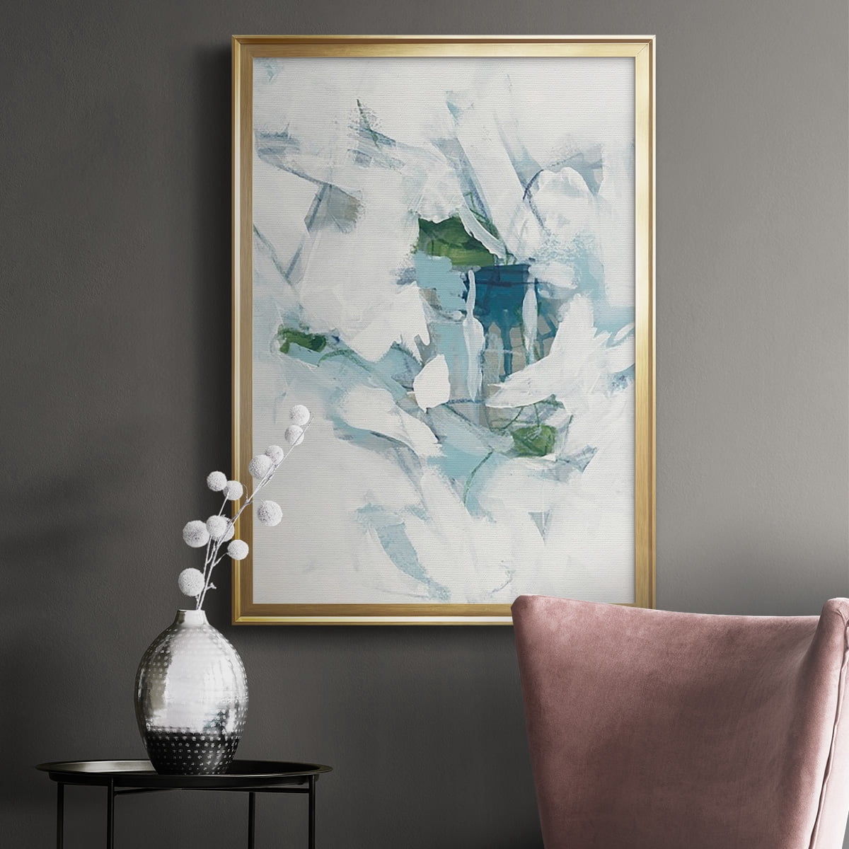 Ice Cavern III Premium Framed Print, in Gold, Black, or Silver - Ready to Hang