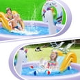 thumbnail image 2 of KIDCHEER Kiddie Pool with Slide Unicorn Inflatable Sprinkler Outdoor Toys, 2 of 4