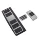 thumbnail image 1 of Ofertas Únicas 3 Pcs Almohadillas de Pedal Automático de Pie Cubiertas de Pedal Acelerador para Ford Mustang MACH-E 2021-2023 Acero Inoxidable Tono Plateado, 1 of 1