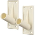 thumbnail image 1 of Miangastore 2Pcs Plastic Flag Pole Mounting Bracket Wall Mounted Holder Rack Flag Mounting Bracket, 1 of 8