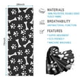 thumbnail image 2 of Paw Prints and Bones Hot Yoga Mat Towel Non Slip for Hot Yoga - Quick-Drying Yoga Mat Cover with 4 Corner Pockets with Travel Bag - Hot Yoga Towel Non Slip 74"x26", 2 of 6