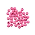 thumbnail image 1 of Wosthever 100 piezas de cuentas artesanales de madera, cuentas espaciadoras de bolas redondas de 27mm con agujeros para hacer pendientes, accesorios para Kits de decoración para fiestas Wosthever HA064236-00, 1 of 6