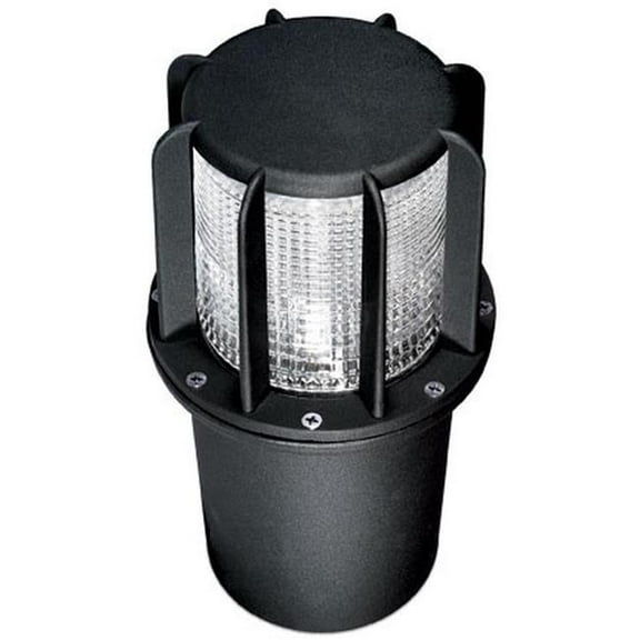 Dabmar Lighting DW15-L25F-27K-B 120V E26 LED 25W 27K Flood Powder Coated Beacon Cast Aluminium Well Light, Black