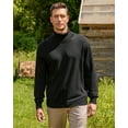 thumbnail image 6 of Kallspin Men's Wool Blend Turtle Neck Midweight Pullover Sweaters(Black,2X-Large), 6 of 10