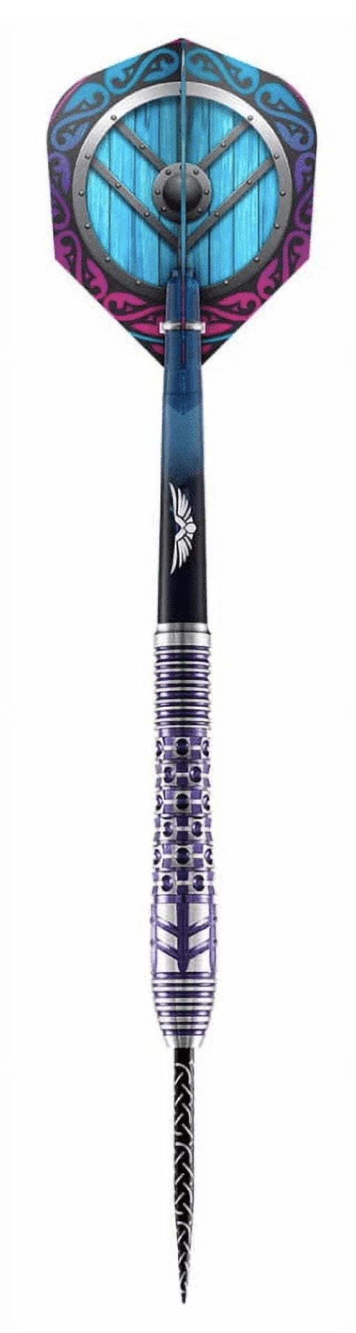 Shot Viking Shield-Maiden Steel Tip Dart Set-90% Tungsten Barrels-24gm