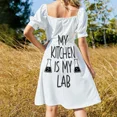 thumbnail image 4 of Ma Cuisine Est Mon Laboratoire Robe Sans Manches sexy Robes Courtes Audacieuses Longues Robes pour Femmes Robe d'Été Robes de Mariée, 4 of 5