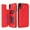 Red, variant on for iPhone XR Wallet Case with Card Holder RFID Blocking, Kickstand Card Slots Case, Dimaond Patterned Elegent PU Leather,Double Back Flip Magnetic Clasp and Durable Shockproof Cover,Rosegold