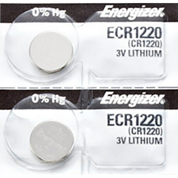 2 x Energizer CR1220 Batteries, Lithium Battery 1220