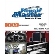 Repair Master RMELE3 750 3-Yr Date of Purchase Electronics Plan - Under $750