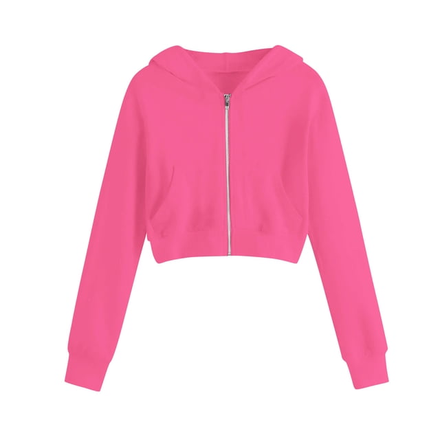 Children's Hooded Sweatshirt - Classic Zip-up Design with Pockets