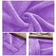 thumbnail image 5 of Manta de franela de terciopelo de color liso, 180 x 200 cm | Manta de poliéster grueso y supersuave | Colcha ligera, cálida y acogedora | Gris, morado, azul, rojo, beige y café | Regalo decorativo, 5 of 6