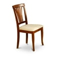 thumbnail image 6 of East West Furniture Avon 5-piece Dining Set with Fabric Chairs in Saddle Brown, 6 of 8