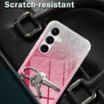 thumbnail image 4 of Dteck for Samsung Galaxy S24 Case with Screen Protector+Camera Protector, MIL-Grade Drop Protection Stylish Pattern Slim Shockproof Phone Cover for Galaxy S24,Rose, 4 of 10