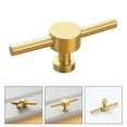 thumbnail image 4 of MasteelfCA 1pc Durable Wardrobe Handle Brass Drawer Knob Furniture Accessory (Golden), 4 of 7
