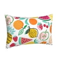 thumbnail image 7 of LNWH Rectangle Pillow Cover, Cartoon Lemon Slice Fruit Cushion Covers Pillowcase for Couch Bedroom Sofa, 14"x20", 7 of 7