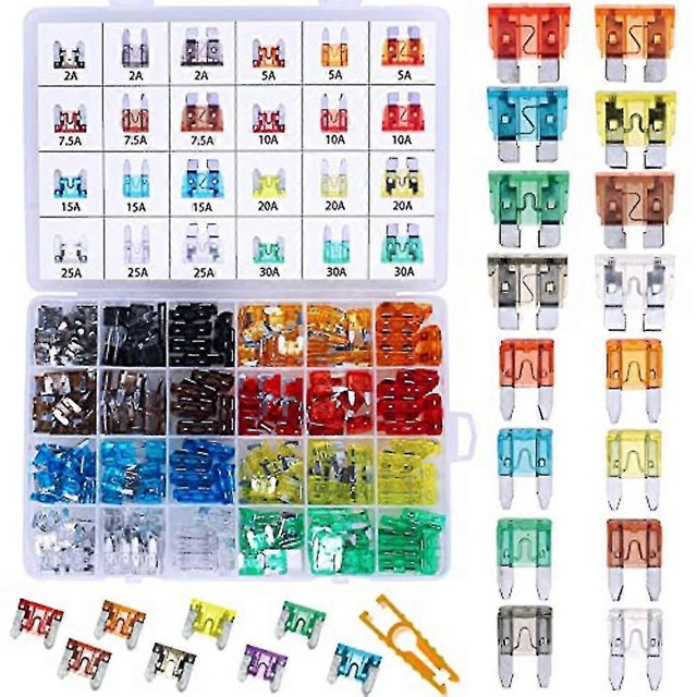 288 Pieces Car Fuses Assortment Kit - Blade Fuses Automotive For E, Auto, Rv, Boat, Truck