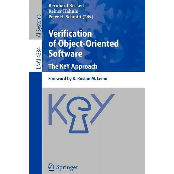 Verification of Object-Oriented Software. the Key Approach: Foreword by K. Rustan M. Leino, (Paperback)