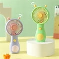 thumbnail image 5 of Cute Snail Charging Fan Handheld Mini Portable USB Charging Handheld Mini Fan Household Outdoor Pocket Compact Fan B, 5 of 8