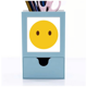 thumbnail image 1 of Chat en linea Amarillo lindo hermoso patron de ilustración Tarjeta de clip de pluma del gestor de suministros de oficina, 1 of 3