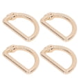 thumbnail image 4 of Anillos En D, Gran Capacidad De Carga Fácil De Montar Anillos En D De Metal Bolso De Bricolaje Resistente Y Duradero Para Bolso De Mano Para Equipaje Para Correas Para Mochila ANGGREK Otros, 4 of 8