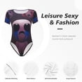 thumbnail image 5 of Lsque The Binding of Isaac Women's Crew Neck Short Sleeve Bodysuit Basic T Shirts Tops Onesie Adult Cute Pajama-Medium, 5 of 8
