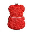 thumbnail image 4 of Rose Bear Teddy Bear with Ribbon Forever Artificial Rose Anniversary Christmas Valentines Gift, 4 of 6