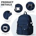 thumbnail image 3 of Cute Backpacks for School Bookbag for Teenagers, School Backpack for Teens Book Bags School Bag for Women Men, Aesthetic Backpacks for Teens High School College Backpack Laptop Casual Daypack Blue, 3 of 10