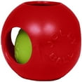 thumbnail image 3 of CHUANK Teaser Ball 8 inch Red  Hard Plastic plus Squeaker Toy for Dogs, 3 of 7