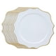 thumbnail image 4 of 10 platos para servir reutilizables para fiestas, vajilla ligera para mesa Blanco, 4 of 9